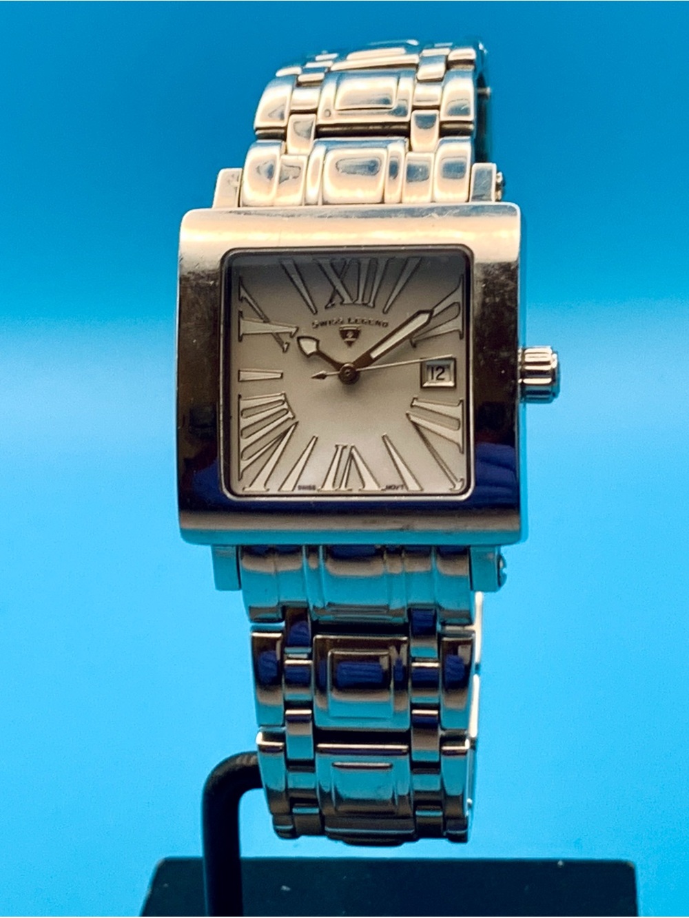 SWISS LEGEND COLOSSO Women’s Swiss Quartz Wristwatch MOP Dial Works New Battery